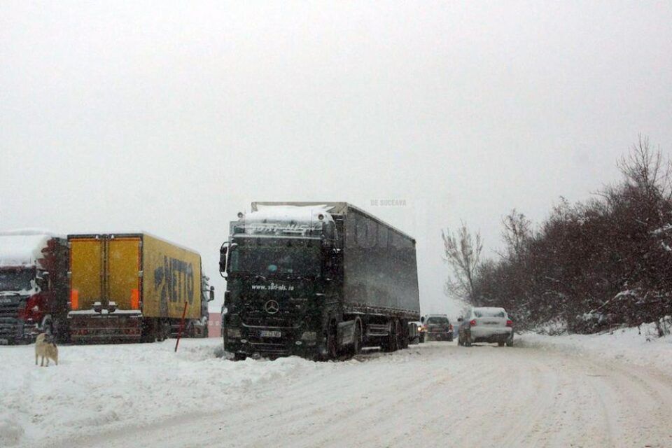 Cod galben de burniță, ninsori și viscol Cod galben de burniță, ninsori și viscol