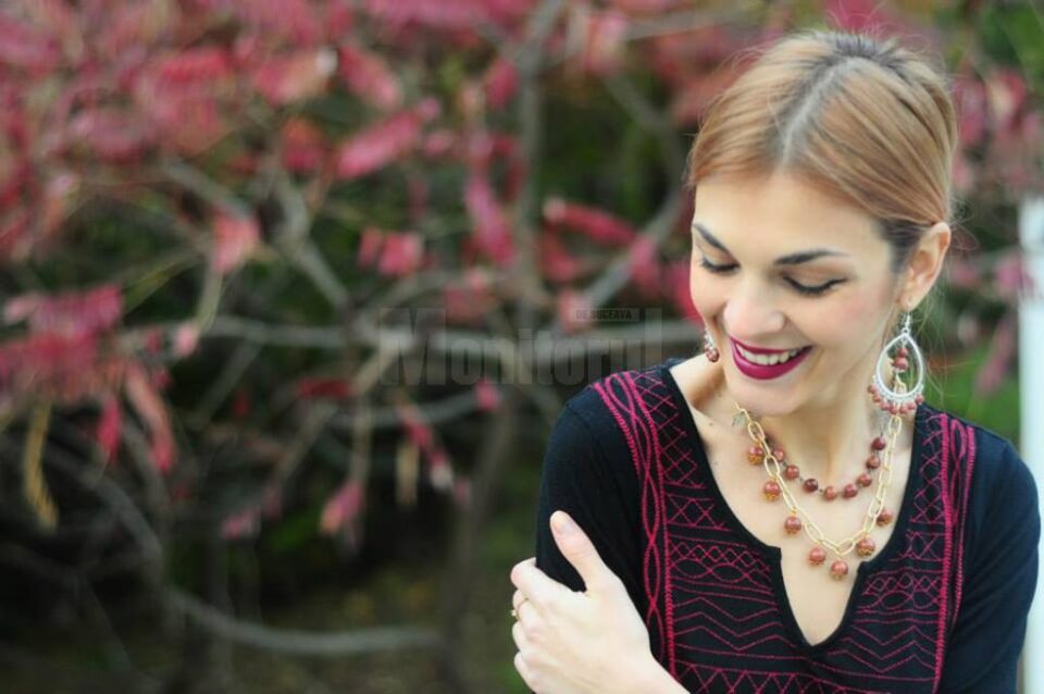 Actrița Mădălina Anea, ambasadoarea Bucovinei în Campania „Dor de romanesc”