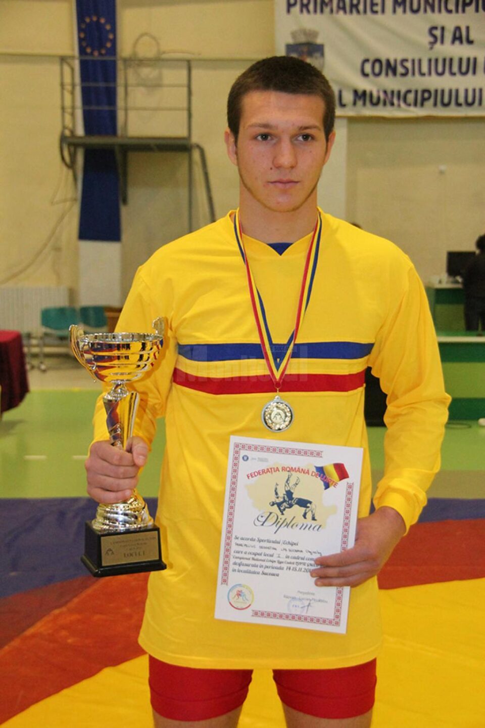 Sebastian Perepeliuc a câștigat medalia de bronz la categoria 96 de kilograme juniori I