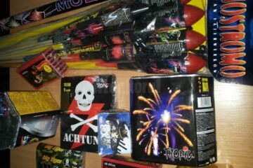 Rachete și petarde în valoare de aproape 6.000 de lei, confiscate