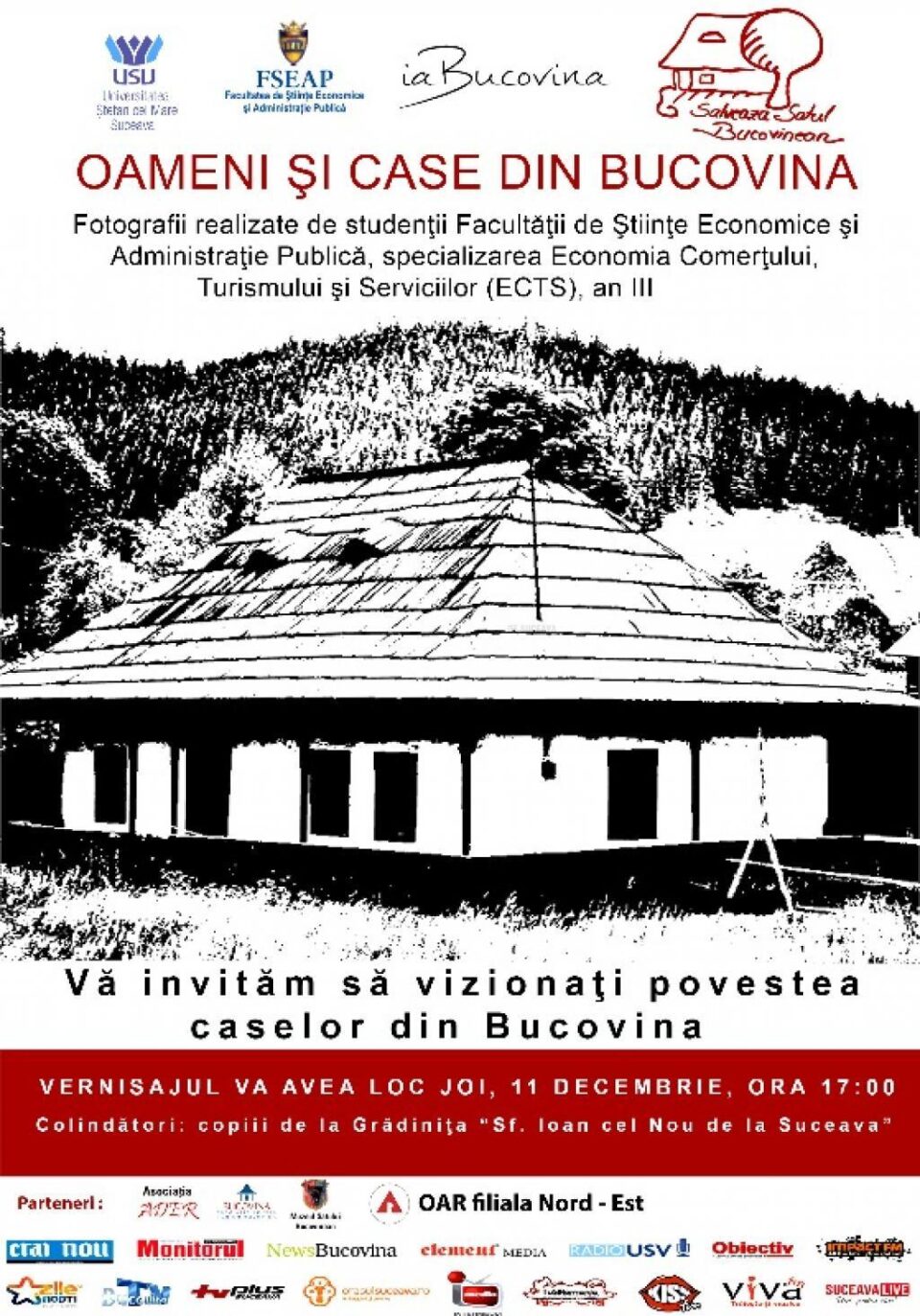 „Oameni și case din Bucovina”, la USV
