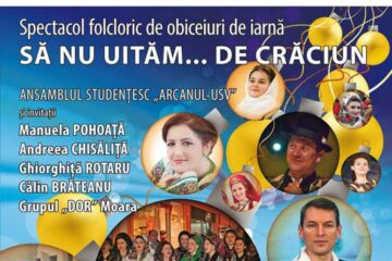 Spectacolul „Să nu uităm... de Crăciun” cu Ansamblul „Arcanul USV”