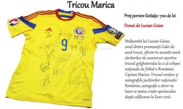 Tricou Marica– preț de pornire licitație: 700 de lei