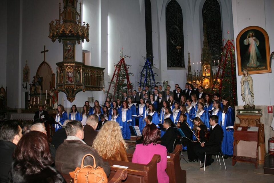 Spectacolul susținut de corul Juvenes Ecclesiae