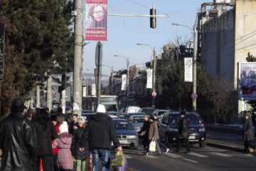 Aglomerație pe Calea Unirii