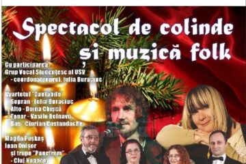 Spectacol de colinde și muzică folk la Universitatea din Suceava
