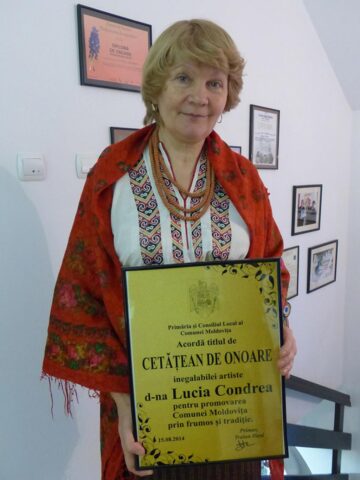 Lucia Condrea, cetățean de onoare