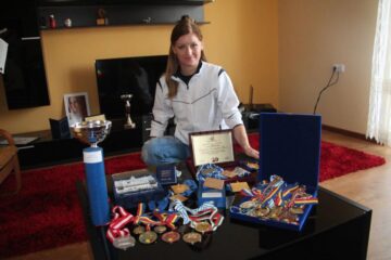 Irina a adunat medalie după medalie