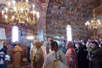 Hram la Voroneț de Sfântul Cuvios Daniil Sihastrul