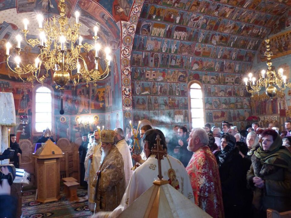Hram la Voroneț de Sfântul Cuvios Daniil Sihastrul