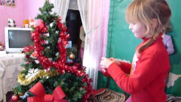 O familie necăjită din Salcea a primit alimente, haine și bradul de Crăciun din partea unor elevi inimoși de la „Dimitrie Cantemir”
