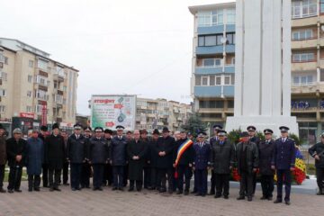 Comemorarea eroilor martiri căzuți în Revoluția din decembrie 1989, la Fălticeni