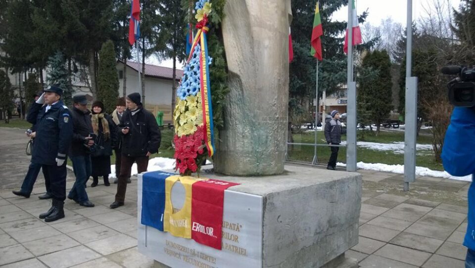 Depunerea de coroane pentru comemorarea Revoluție din decembrie1989