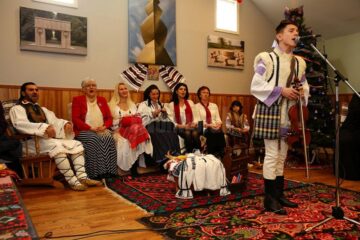 Eusebiu Gafița i-a colindat pe românii din Atlanta