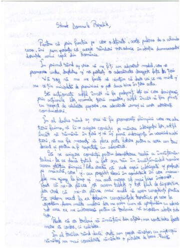 Elevii Școlii Gimnaziale Nr. 3 Suceava i-au scris președintelui României