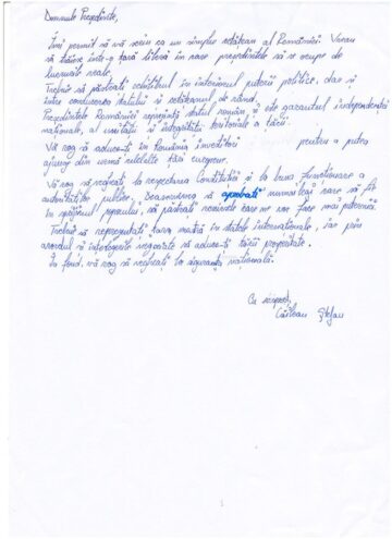 Elevii Școlii Gimnaziale Nr. 3 Suceava i-au scris președintelui României