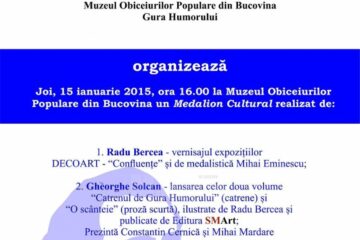 Expoziție și lansare de carte, la Gura Humorului
