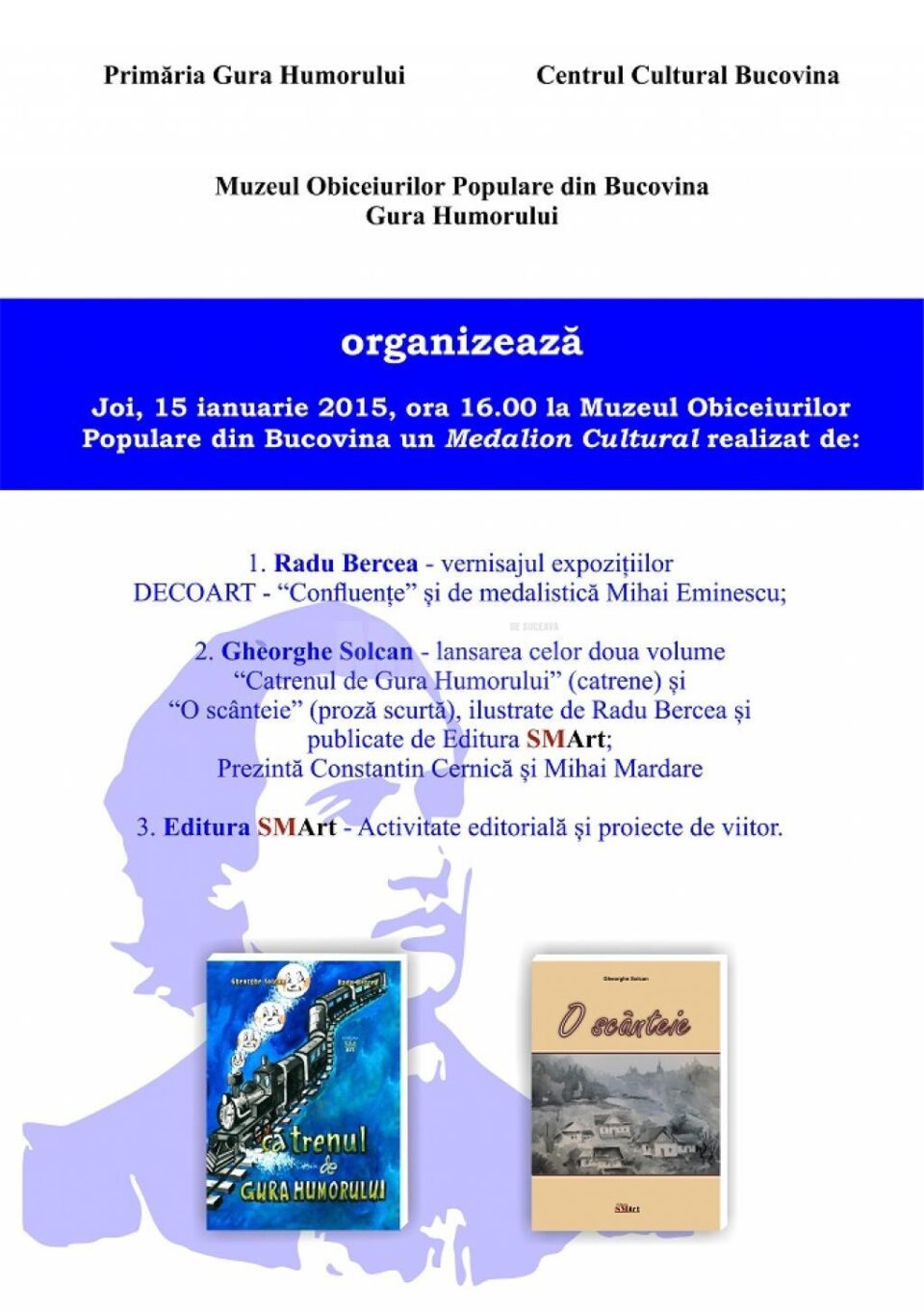 Expoziție și lansare de carte, la Gura Humorului Expoziție și lansare de carte, la Gura Humorului