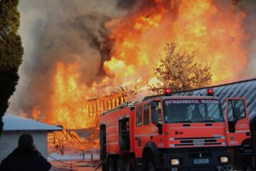 Imagini apocaliptice la fața locului