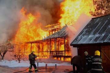 Imagini apocaliptice la fața locului