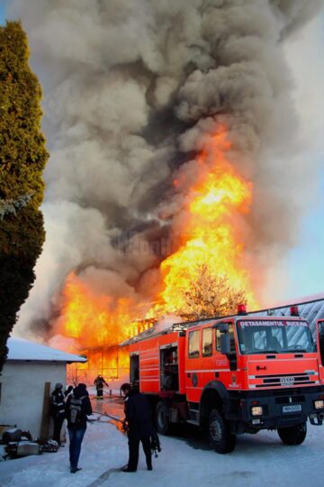 Imagini apocaliptice la fața locului