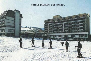 Hotelurile Bradul si Călimani au atras un număr foarte mare de turiști înainte de 1989. Foto: Dorna – Watra