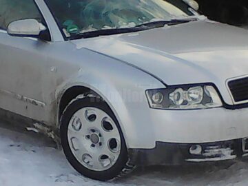 Autoturismul Audi implicat în accident