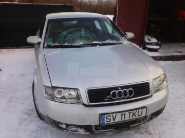 Autoturismul Audi implicat în accident