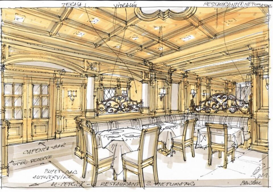 Așa va arăta cafeneaua cabanei Rarău după lucrările de modernizare