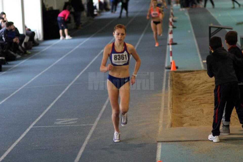 Atleta Andreea Doroftei a luat argintul în probele de 1.500 și 3.000 de metri
