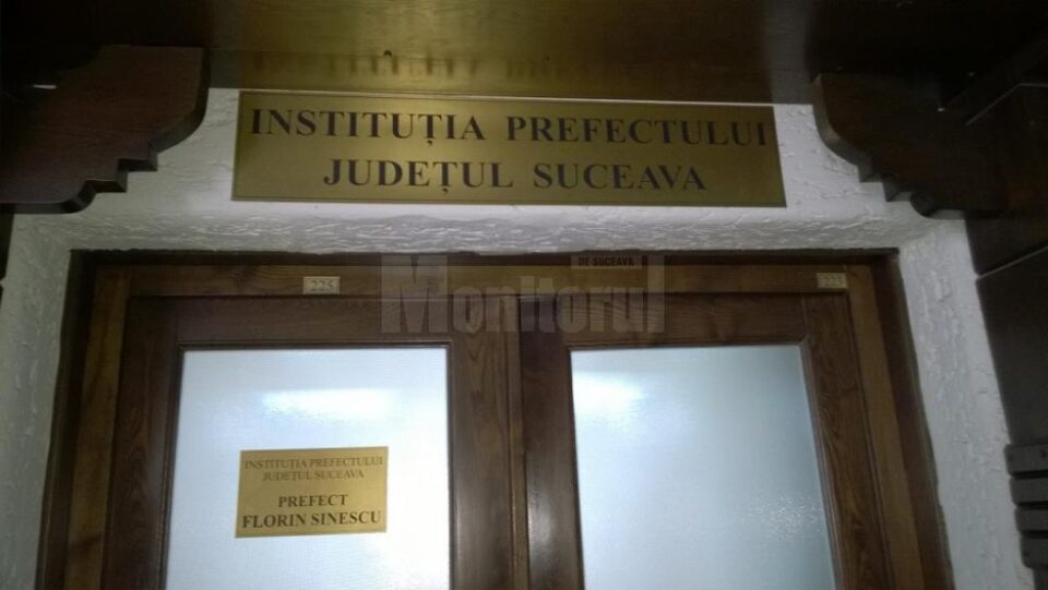 Percheziții în biroul prefectului de Suceava