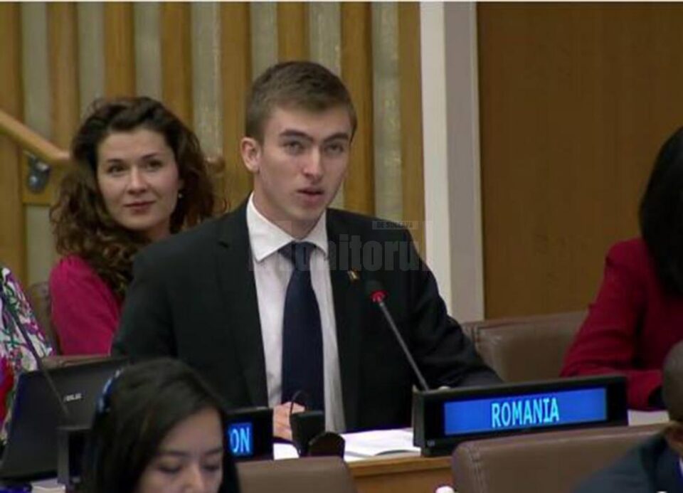 Primul discurs al lui Luca la ONU