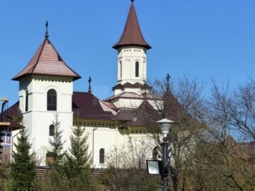 Albinele care au salvat Mănăstirea Humorului de la pârjol, pictate cu aur pe scutul comunei