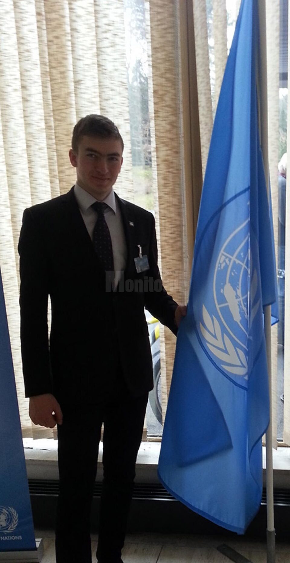 Luca Ciubotaru este vocea tinerilor din România în cadrul Organizației Națiunilor Unite (ONU)