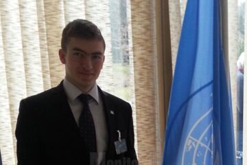 Luca Ciubotaru este vocea tinerilor din România în cadrul Organizației Națiunilor Unite (ONU)