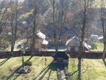 Albinele care au salvat Mănăstirea Humorului de la pârjol, pictate cu aur pe scutul comunei