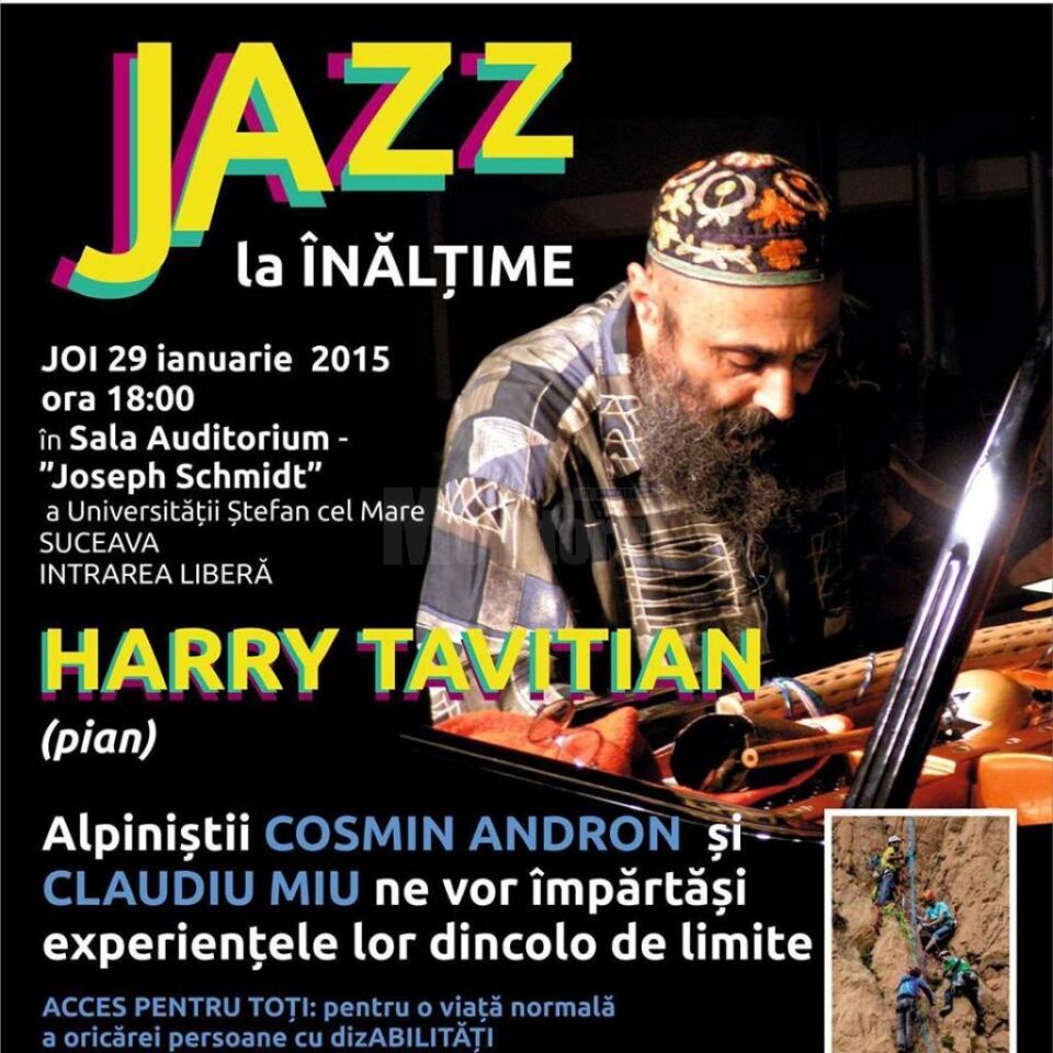 Concert de jazz cu Harry Tavitian, la Universitatea „Ștefan cel Mare”