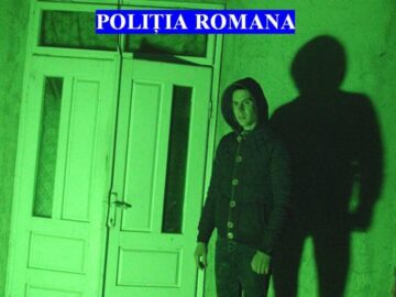 Tiberiu Nechifor (19 ani), la reconstituire