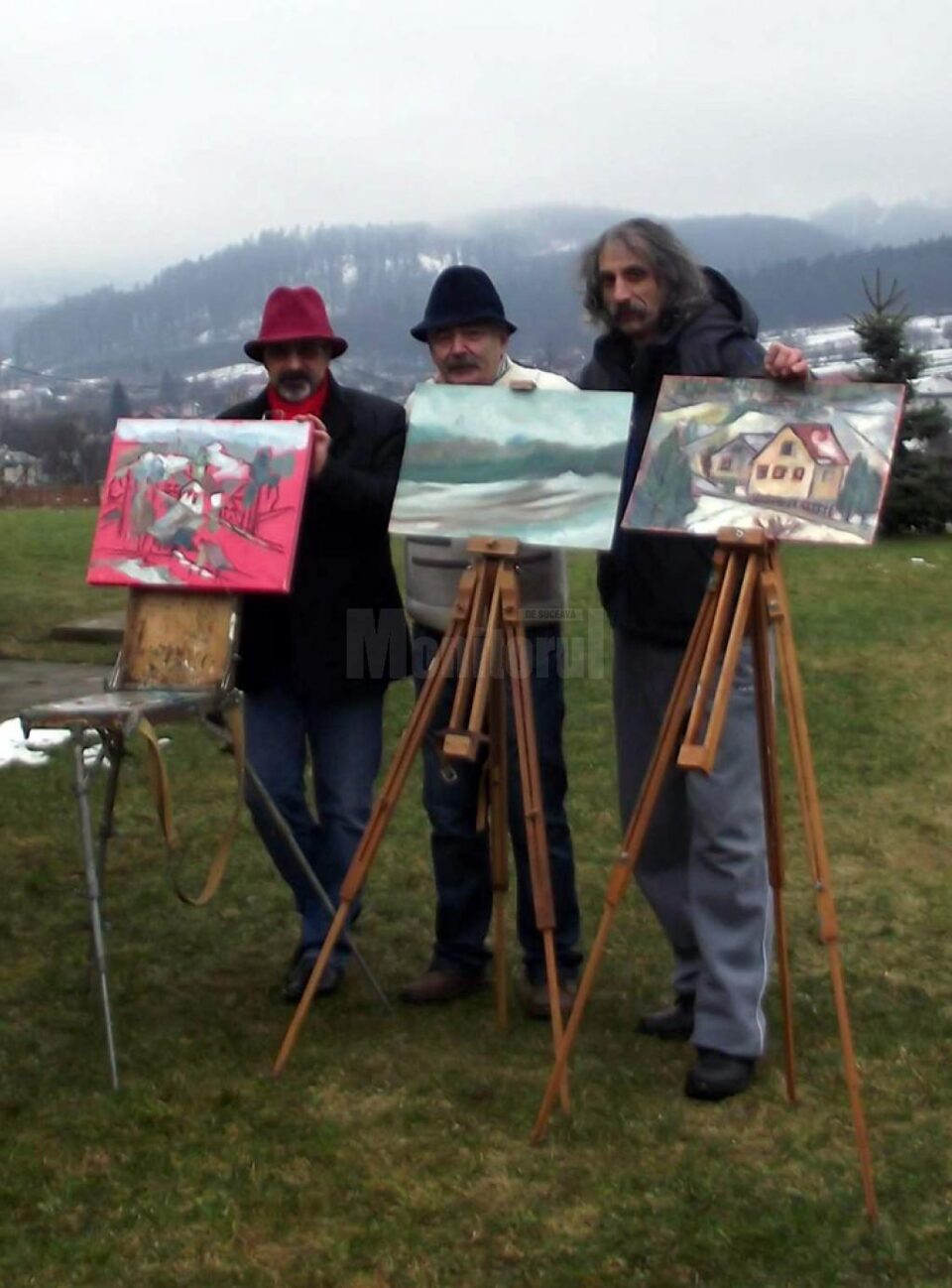 Pictură în aer liber, la Păltinoasa