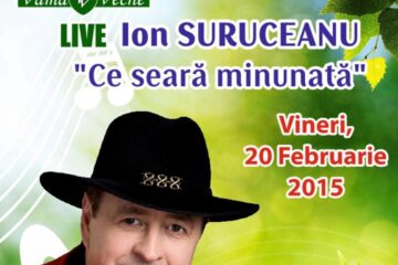 Cunoscutul interpret de muzică ușoară Ion Suruceanu