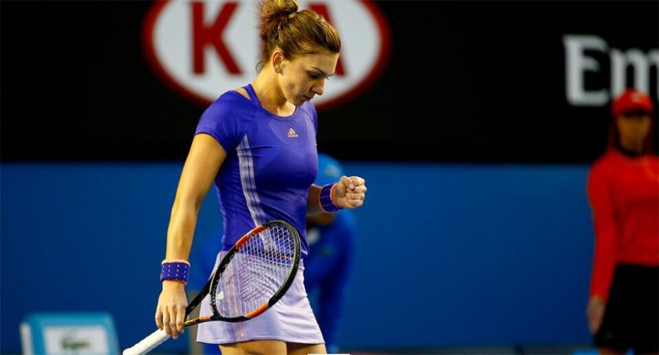 Simona Halep și-a egalat obiectivul de anul trecut. Foto: ausopen.com