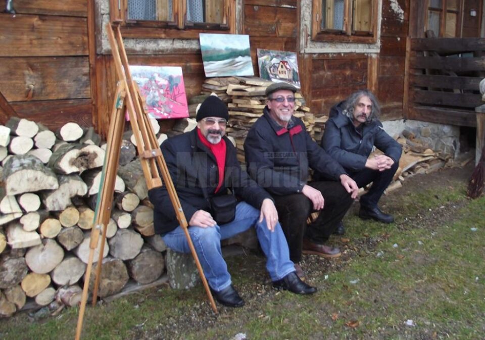 Pictură în aer liber, la Păltinoasa