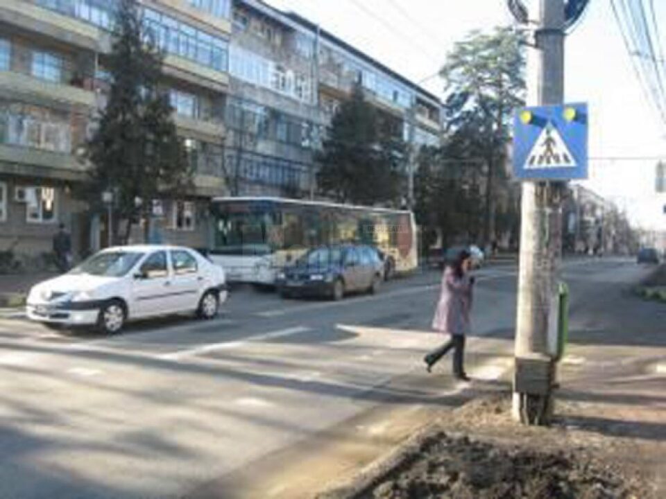 Acțiune de control la trecerile de pietoni din județ