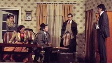 Aplauze la scenă deschisă pentru actorii botoșăneni, după spectacolul „Bani din cer”