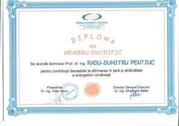 Universitar sucevean, premiat pentru contribuții importante la afirmarea energeticii românești
