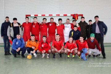 Echipa Șomuzul Fălticeni, câștigătoarea celui de-al doilea turneu de futsal organizat de AJF Suceava. Sursă foto: Cronica de Fălticeni