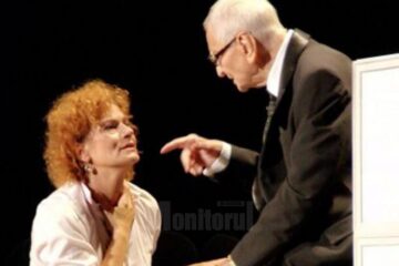 Actorii Radu Beligan și Maia Morgenstern