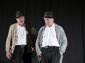 Actorii Marcel Iureș și George Mihăiță, pe scena suceveană