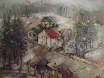 Peisaj de iarnă la Păltinoasa