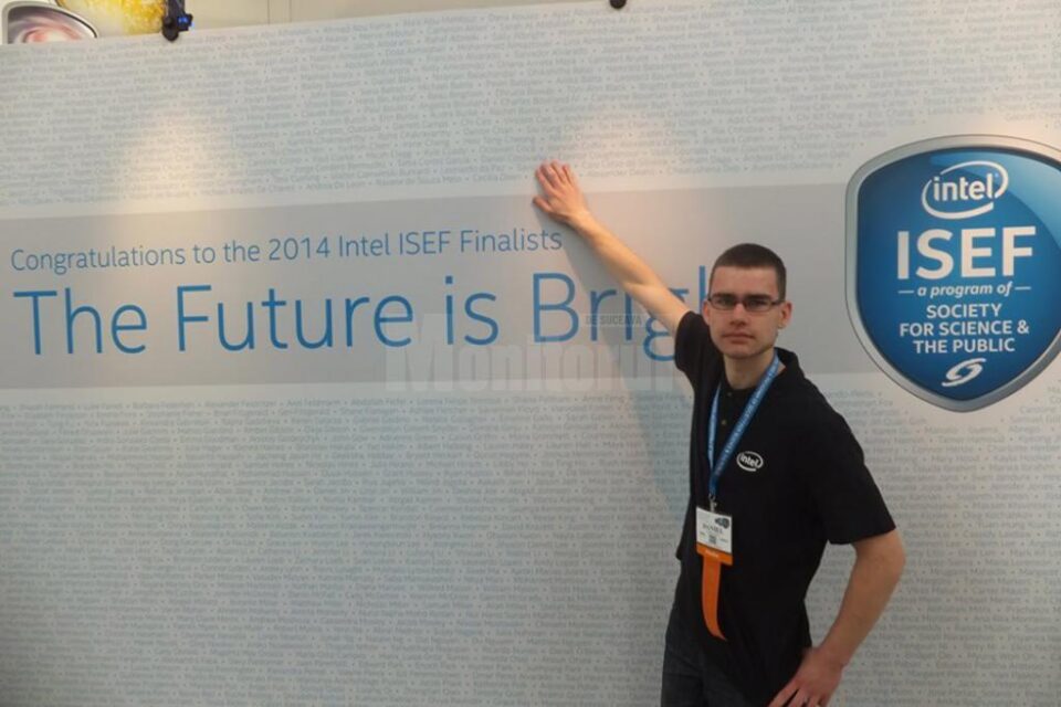 Daniel Cosovanu va reprezenta România la competiția Intel ISEF, organizată de Intel, în Pittsburgh
